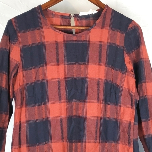 BCBGeneration Ruffle Plaid Dress‎ - Picture 3 of 8